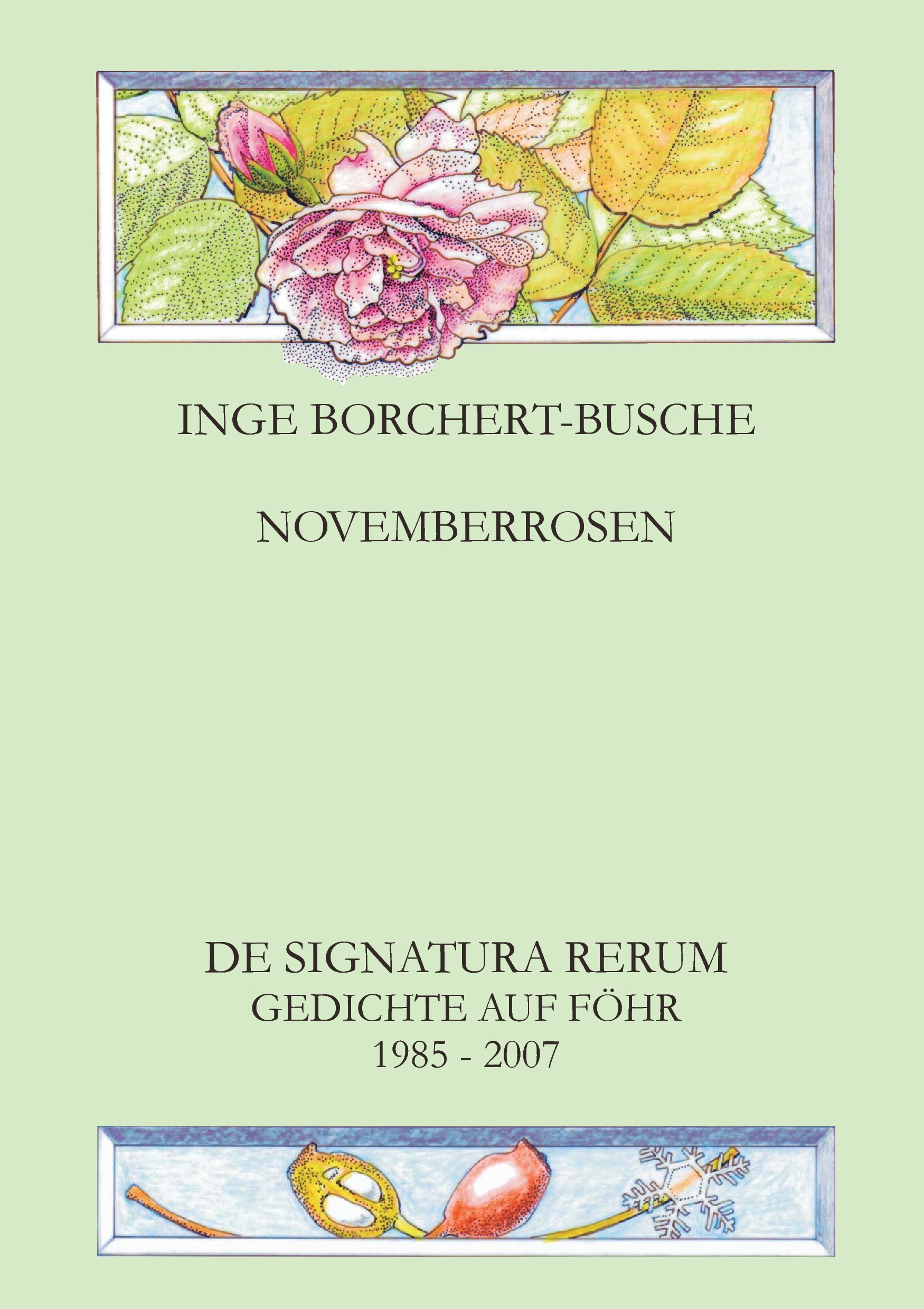 Buchcover Novemberrosen - De Signatura Rerum